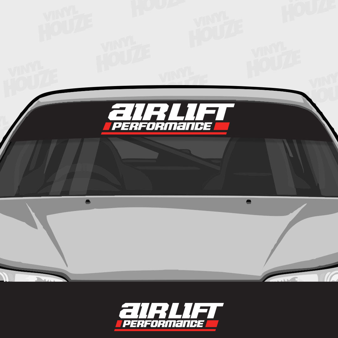 Airlift Performance Sunvisor Windshield Banner - VINYL HOUZE