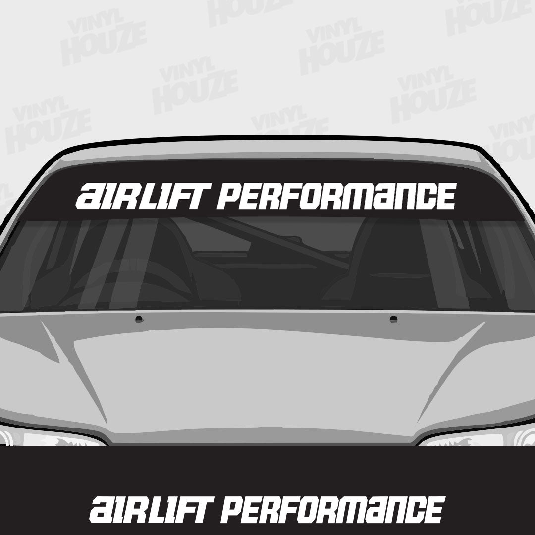 Airlift Performance Sunvisor Windshield Banner - VINYL HOUZE