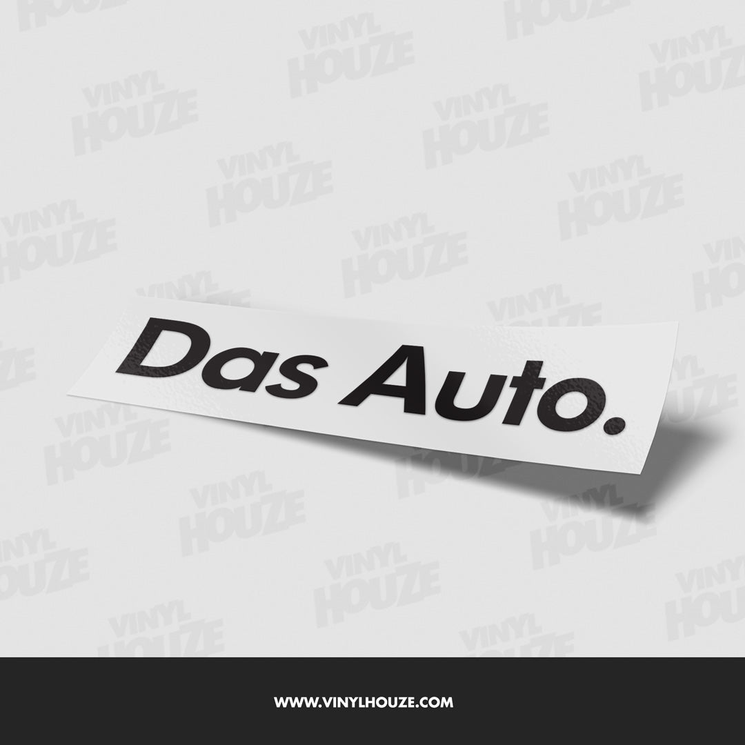 Das Auto. - VINYL HOUZE