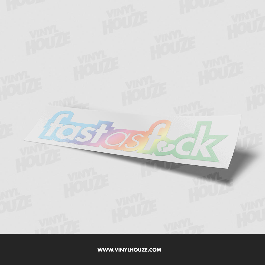 Fast as Fuck - VINYL HOUZE