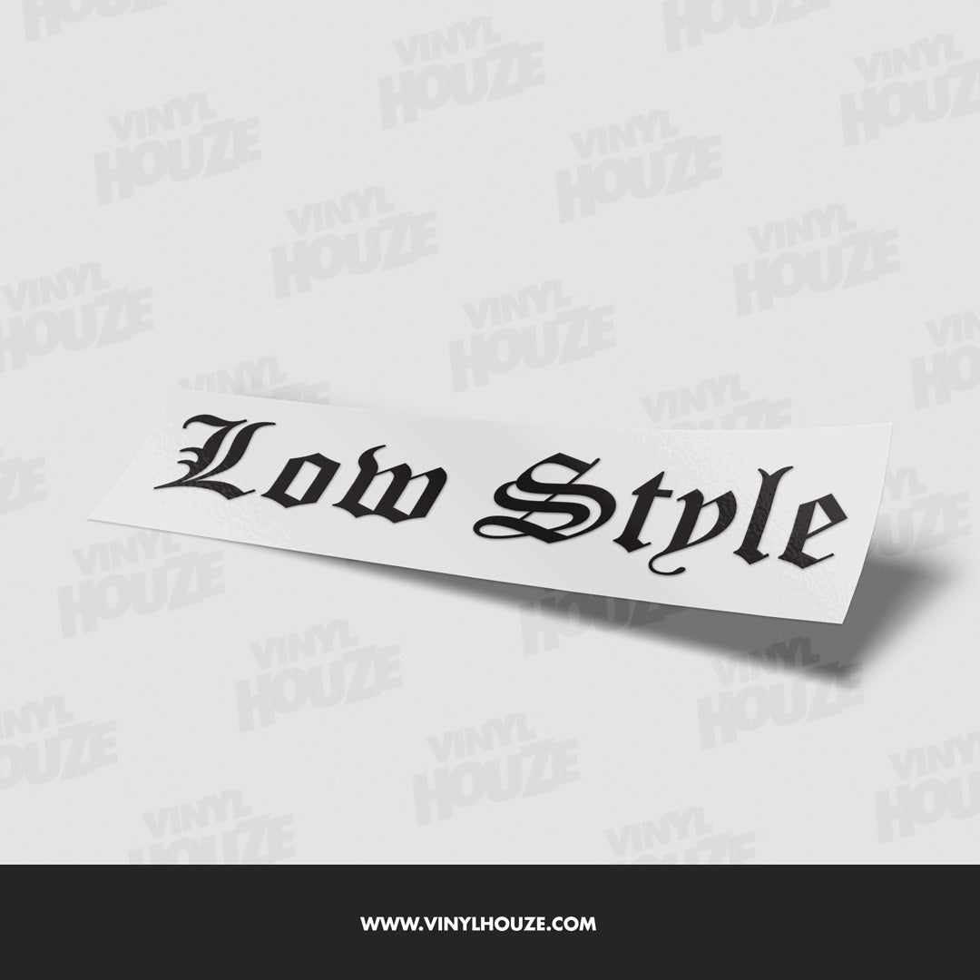 Low Style - VINYL HOUZE