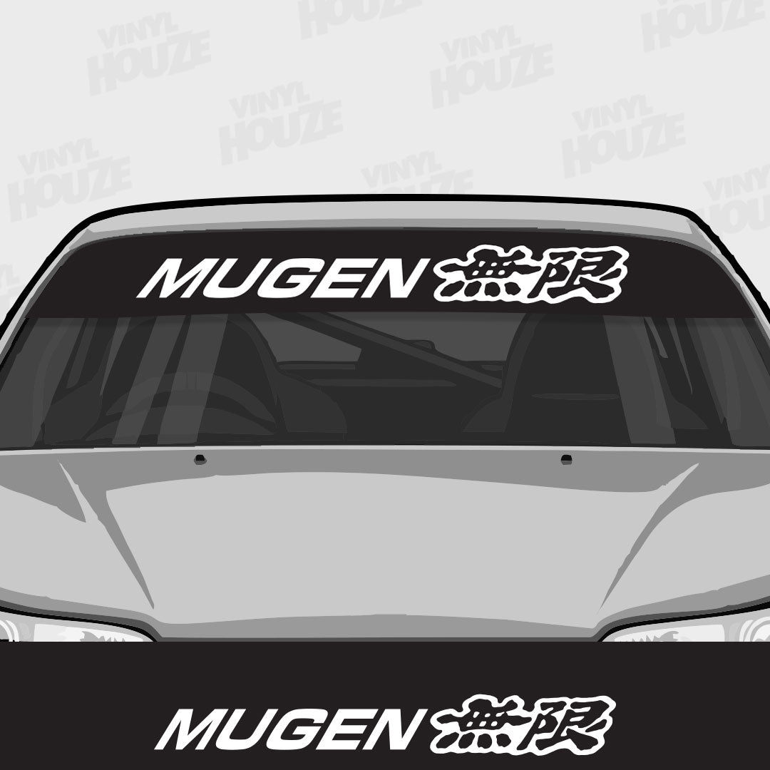 Mugen Sunvisor Windshield Banner - VINYL HOUZE