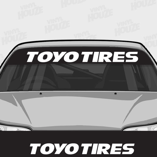 Toyo Tires Sunvisor Windshield Banner