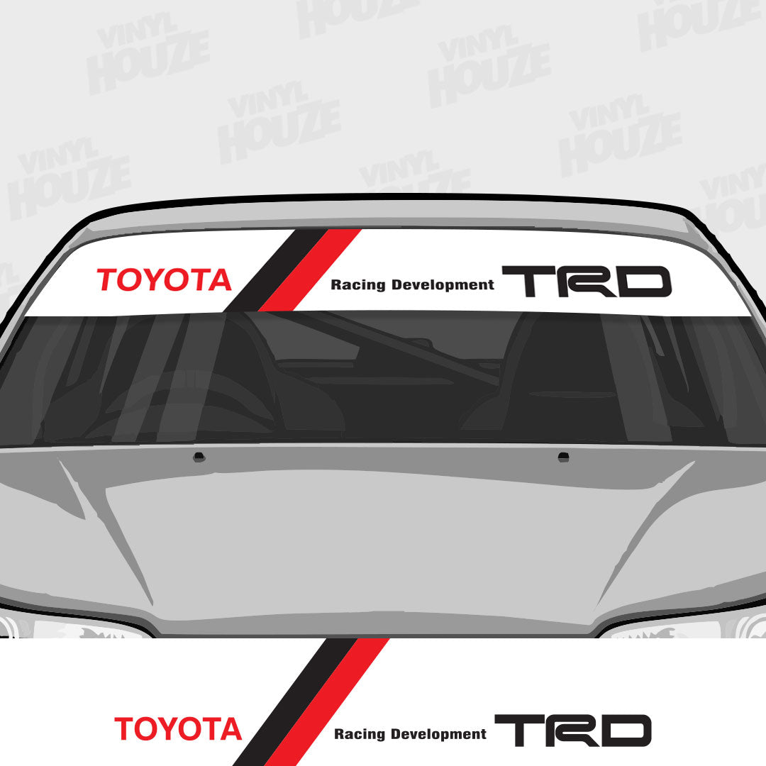 Toyota Racing International Sunvisor Windshield Banner
