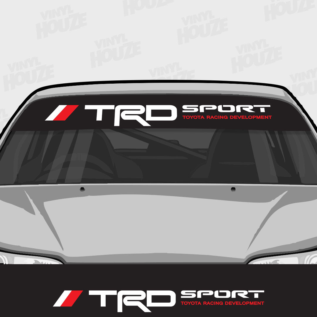 TRD Sport Sunvisor Windshield Banner - VINYL HOUZE