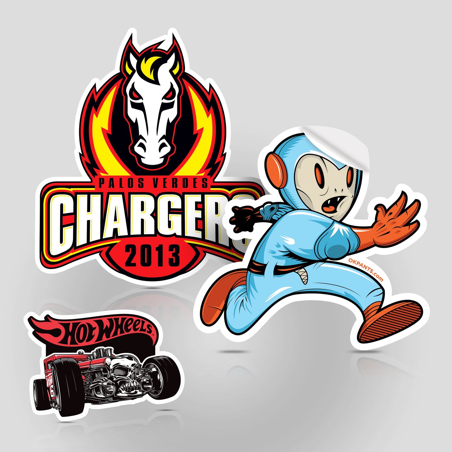 100 Custom Shaped Printed Stickers - VINYL HOUZE