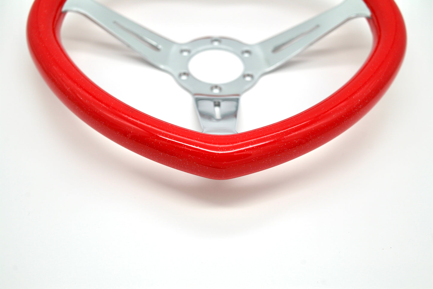 JDM Heart Shaped Racing Steering Wheel Universal Car ABS Steer Wheel Anime Kawaii Cute Car Accessories - VINYL HOUZE