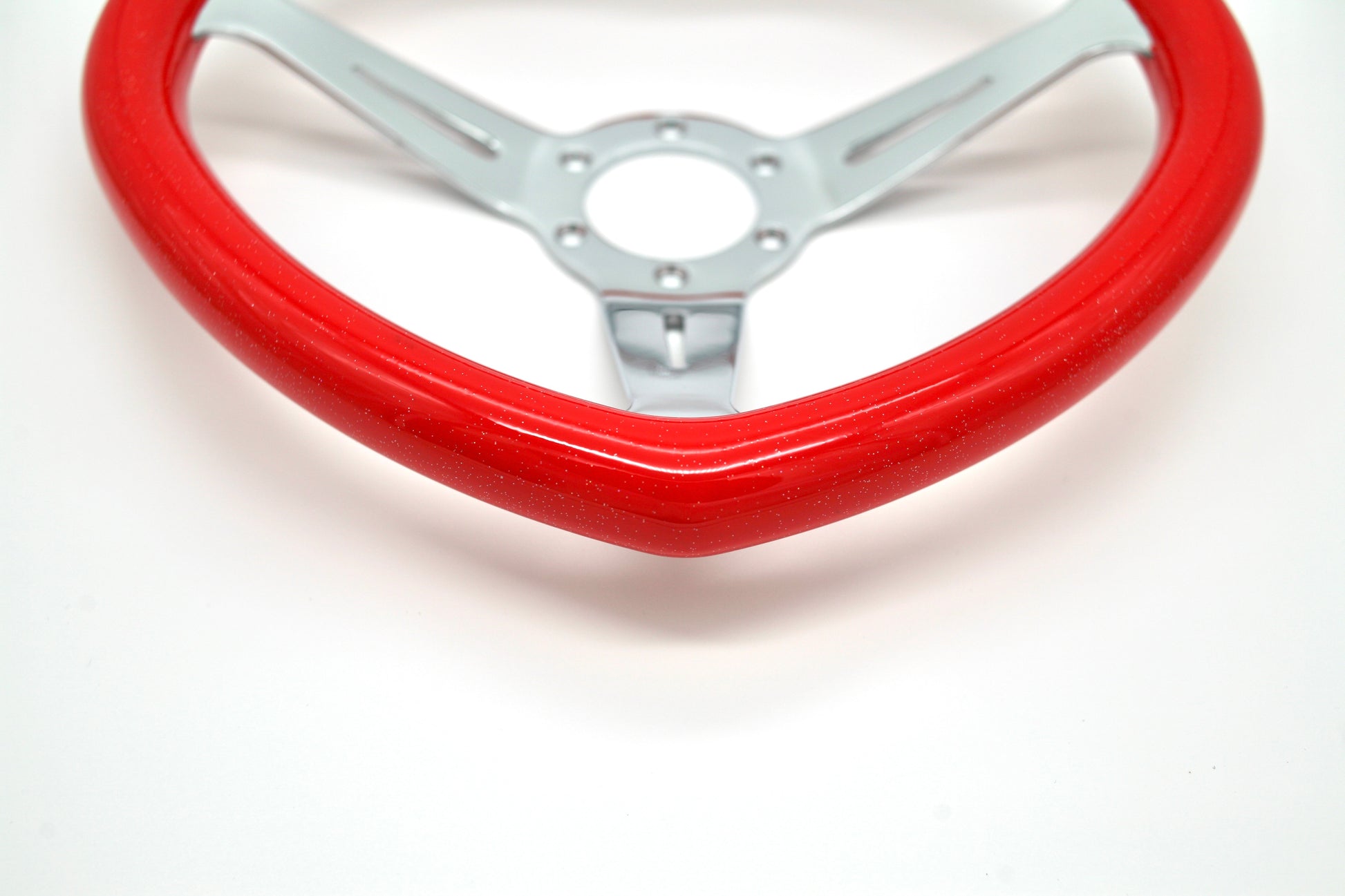 JDM Heart Shaped Racing Steering Wheel Universal Car ABS Steer Wheel Anime Kawaii Cute Car Accessories - VINYL HOUZE