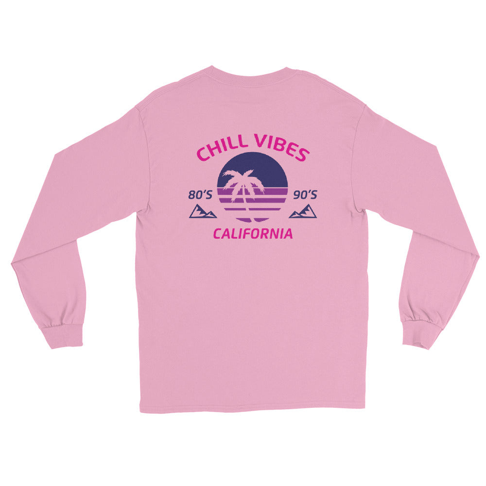 Chill Vibes Cali Long Sleeve Tee - VINYL HOUZE