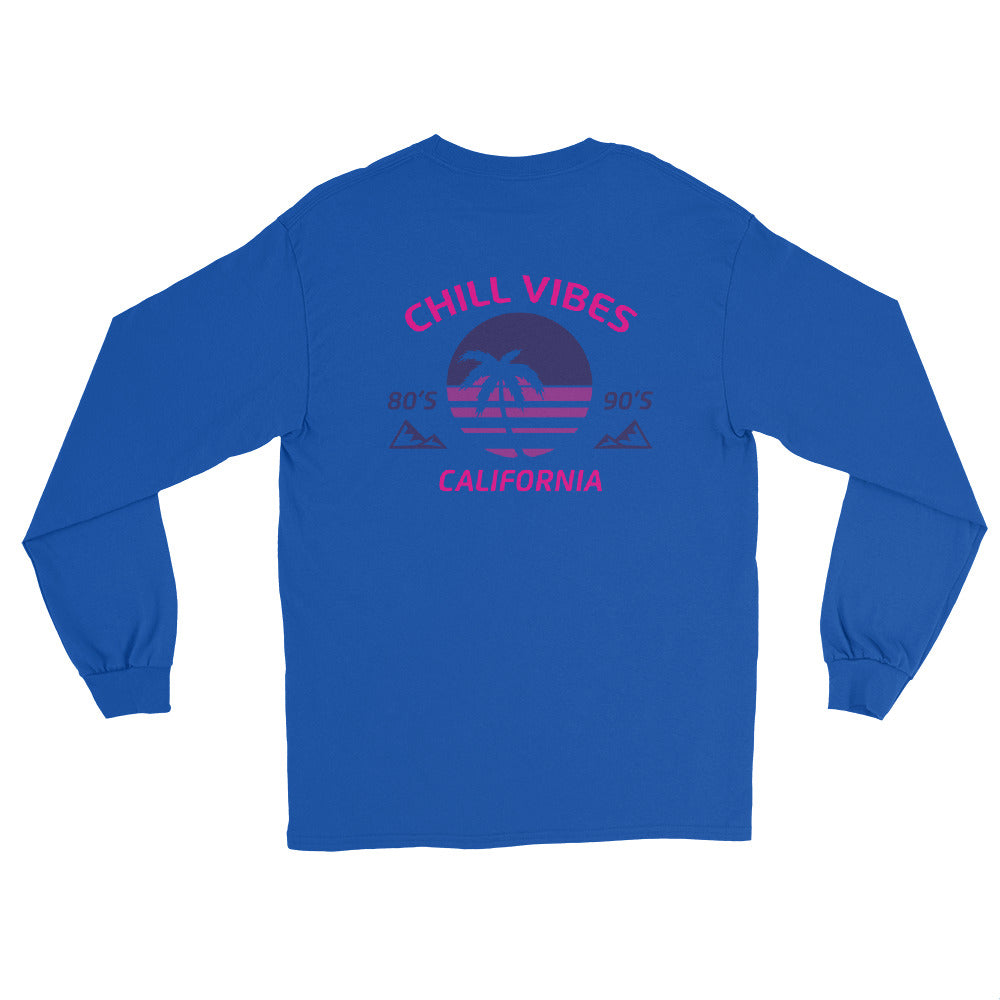 Chill Vibes Cali Long Sleeve Tee - VINYL HOUZE