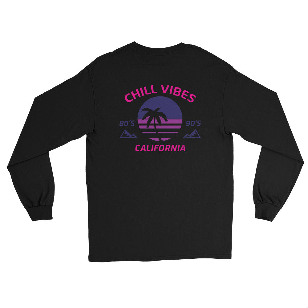Chill Vibes Cali Long Sleeve Tee - VINYL HOUZE