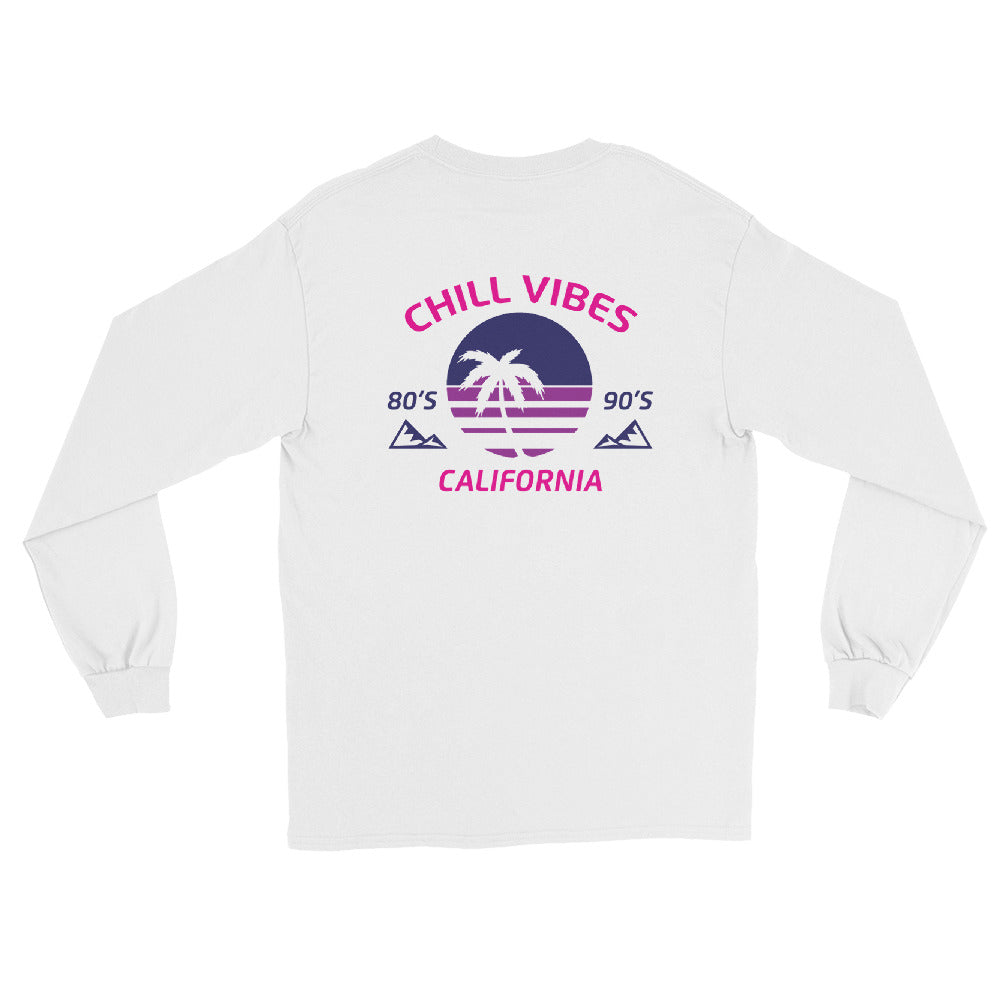 Chill Vibes Cali Long Sleeve Tee - VINYL HOUZE