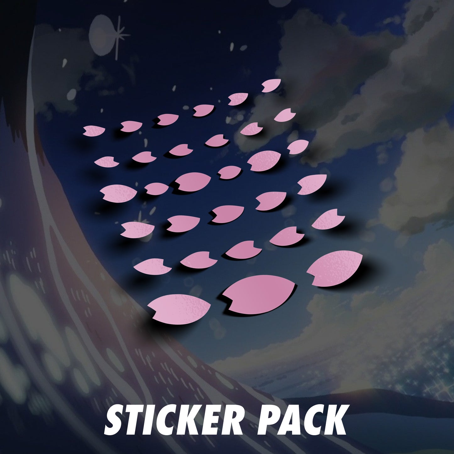 Sakura Petals Die-cut Sticker Pack - VINYL HOUZE