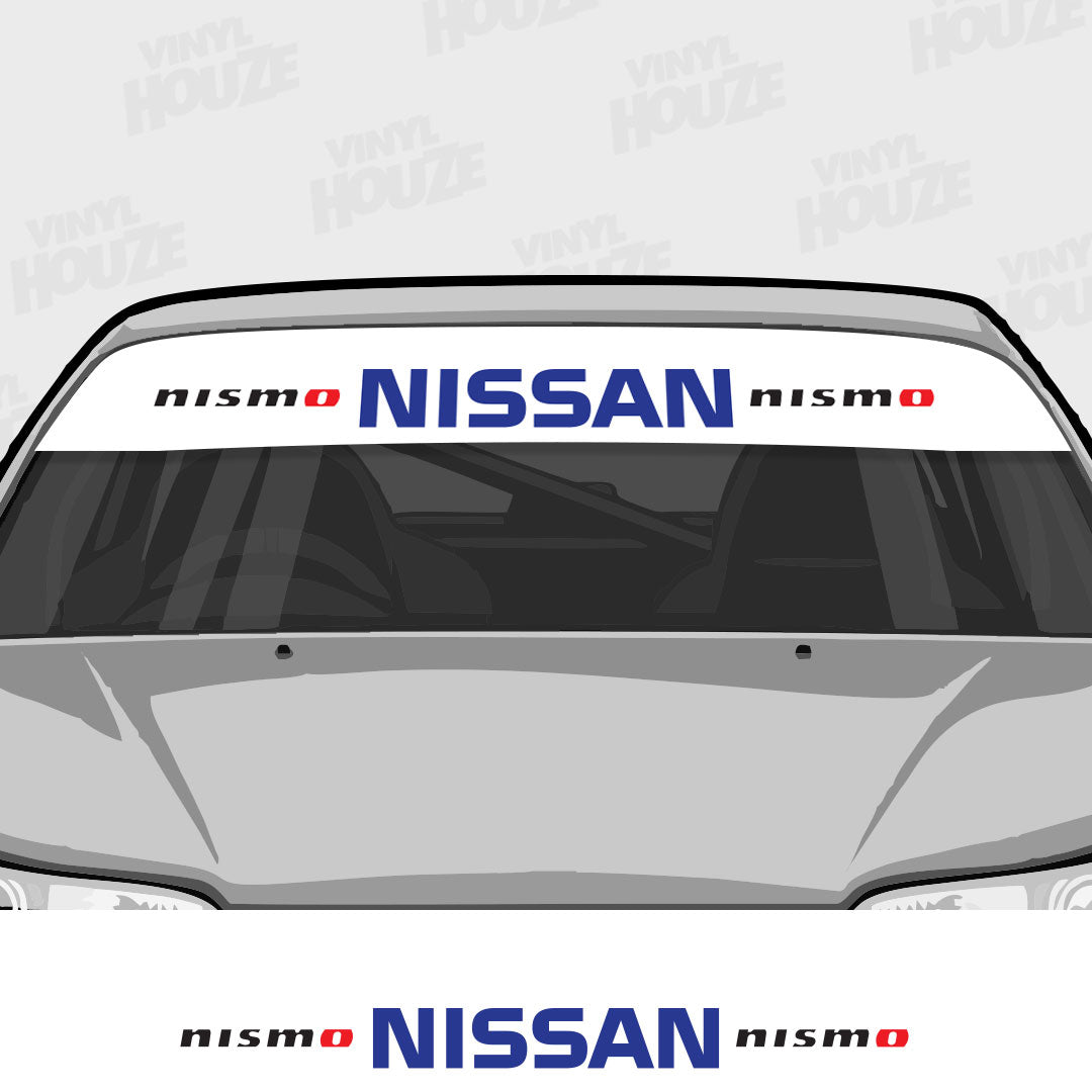 Nissan Nismo Racing Sunvisor Windshield Banner - VINYL HOUZE