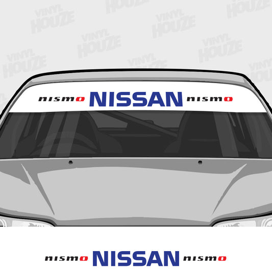 Nissan Nismo Racing Sunvisor Windshield Banner - VINYL HOUZE