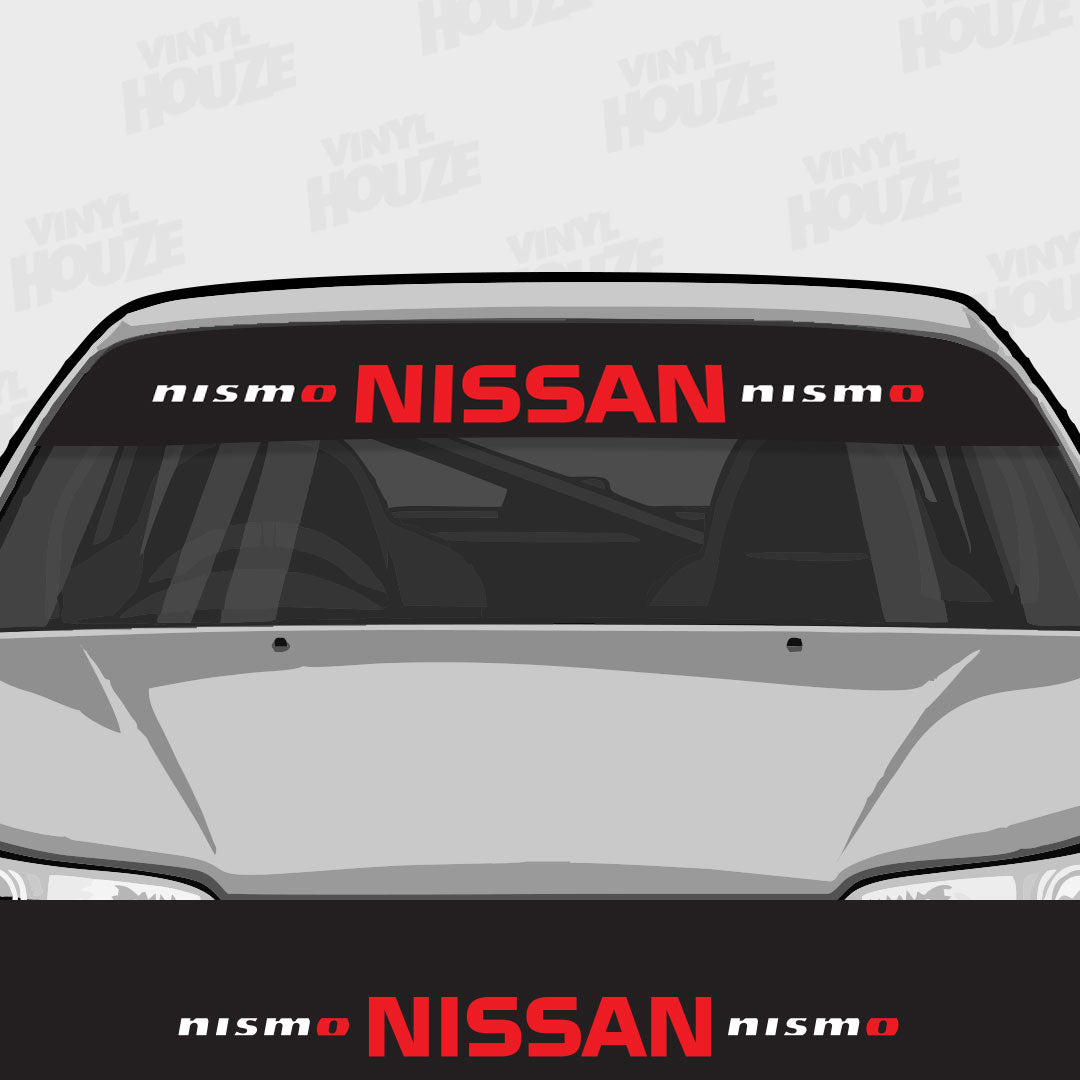Nissan Nismo Sunvisor Windshield Banner - VINYL HOUZE