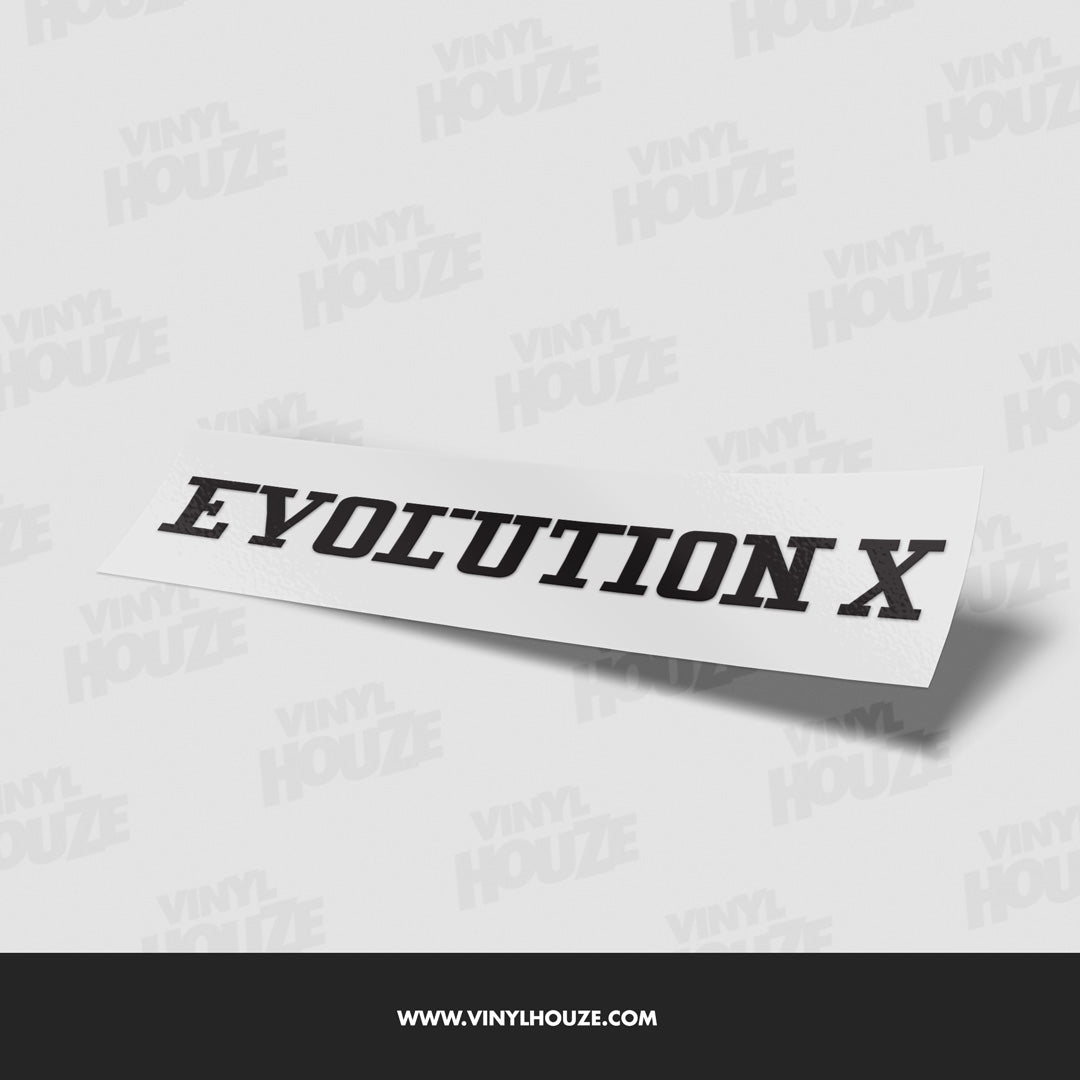 Evolution X – VINYL HOUZE