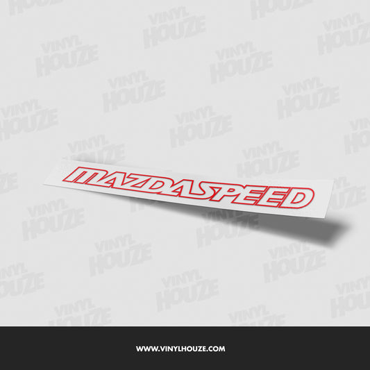 Mazda Speed (Outlined) - VINYL HOUZE