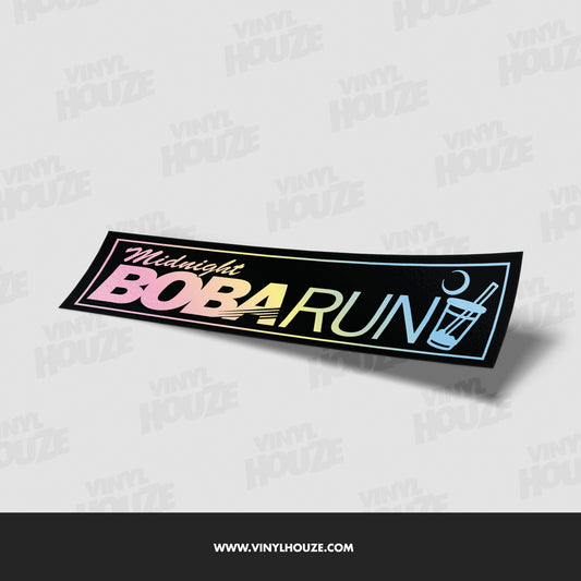 Midnight Boba Run (2-Layer) - VINYL HOUZE