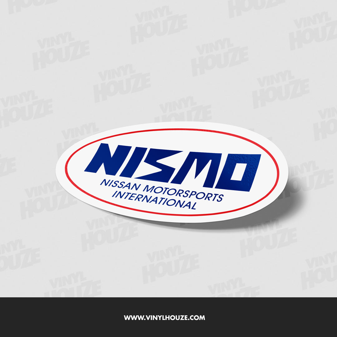 Nismo Classic Oval Sticker - VINYL HOUZE