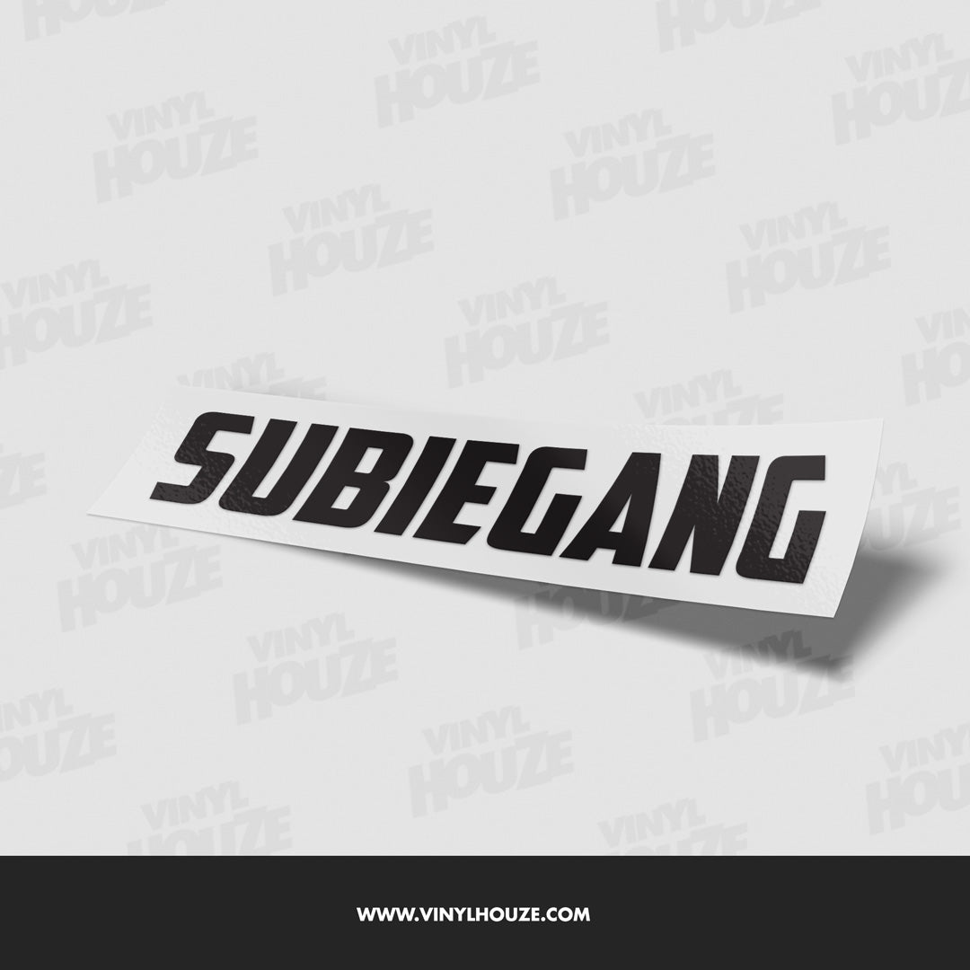 Subie Gang - VINYL HOUZE