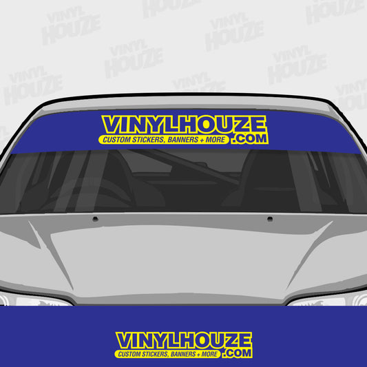 Vinylhouze.com Sunvisor Windshield Banner - VINYL HOUZE