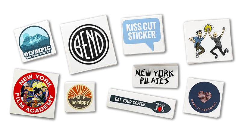 50 Custom Shaped Printed Stickers - VINYL HOUZE