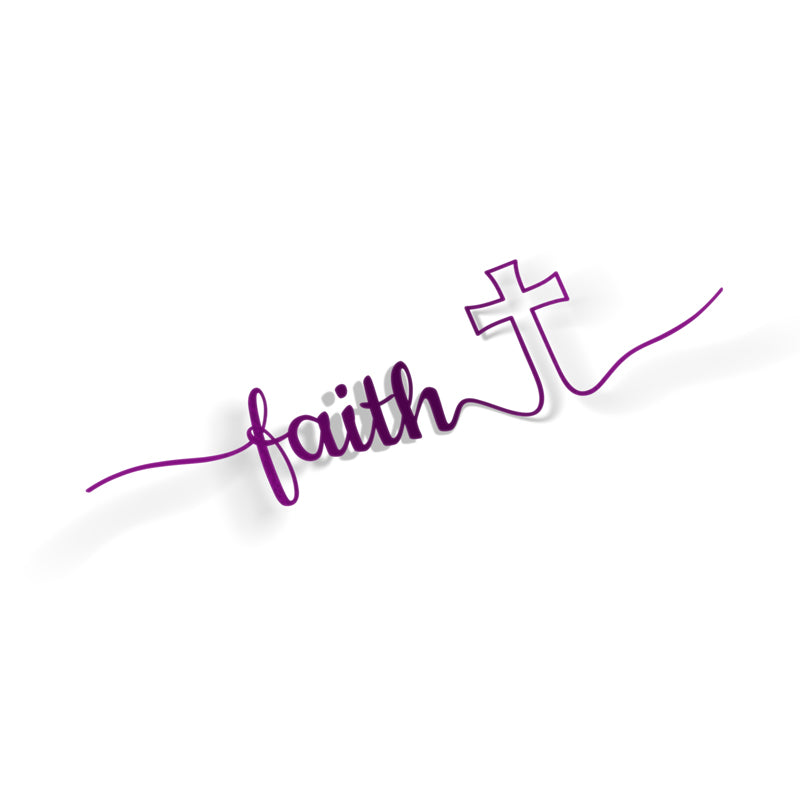 Faith & Cross Decal - VINYL HOUZE