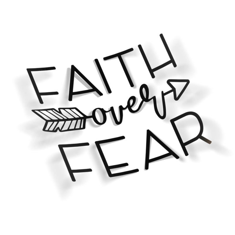 Faith over Fear Arrow - VINYL HOUZE