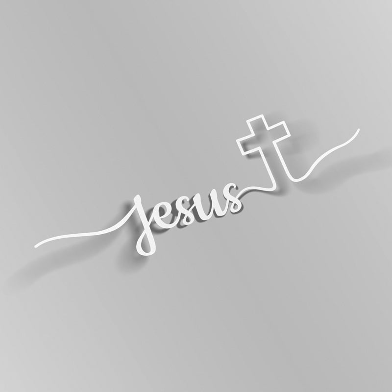 Jesus Cross Decal - VINYL HOUZE
